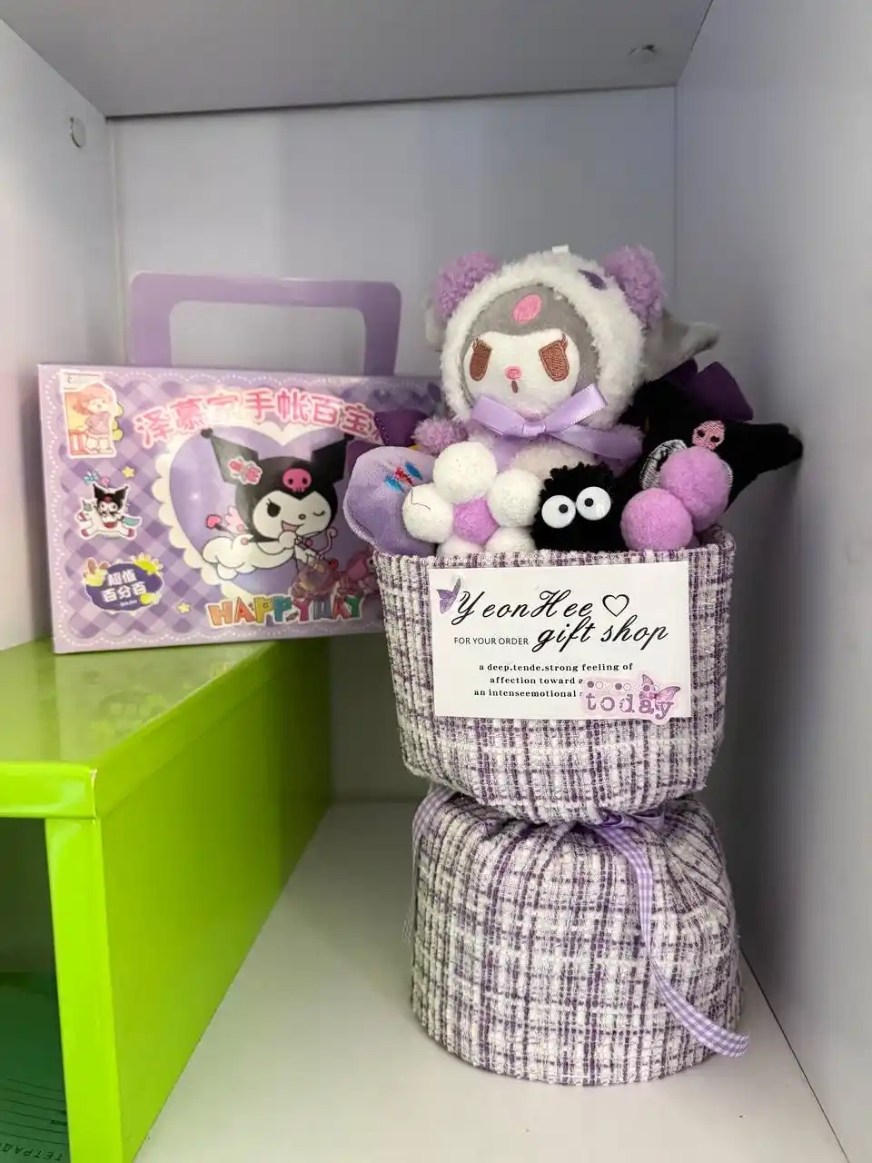 Букет из мягких игрушек, Kuromi, Hello Kitty, подарок для девочек
