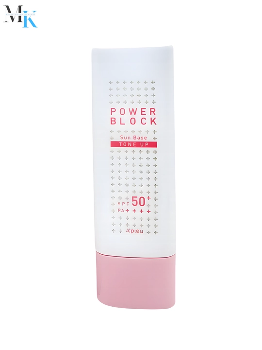 Makiyaj osti tone up effektli  A'pieu Power Block Sun Base Tone Up baza -sog‘lom nur berad