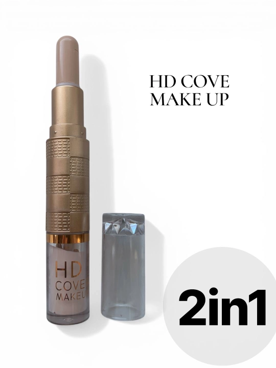 Yellow Pitaya 2 tasi 1 da tonal krem va konsiler, HD Cover Make Up