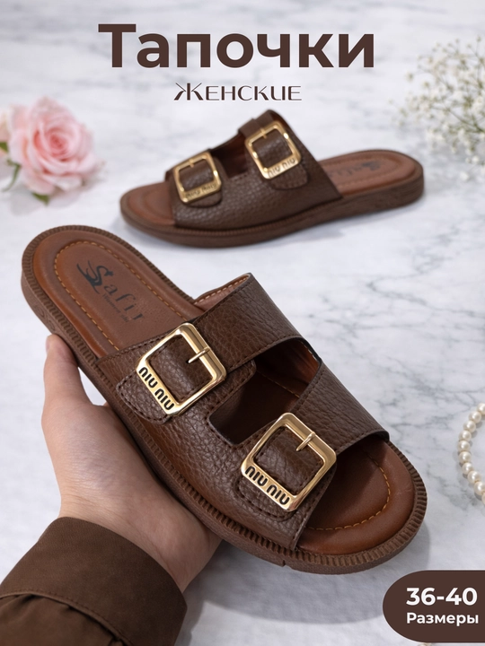 Ayollar yozgi shippaklari, shlepanslar, 36-41 razmerda - 