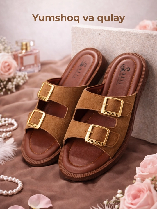 Ayollar yozgi shippaklari, shlepanslar, 36-41 razmerda