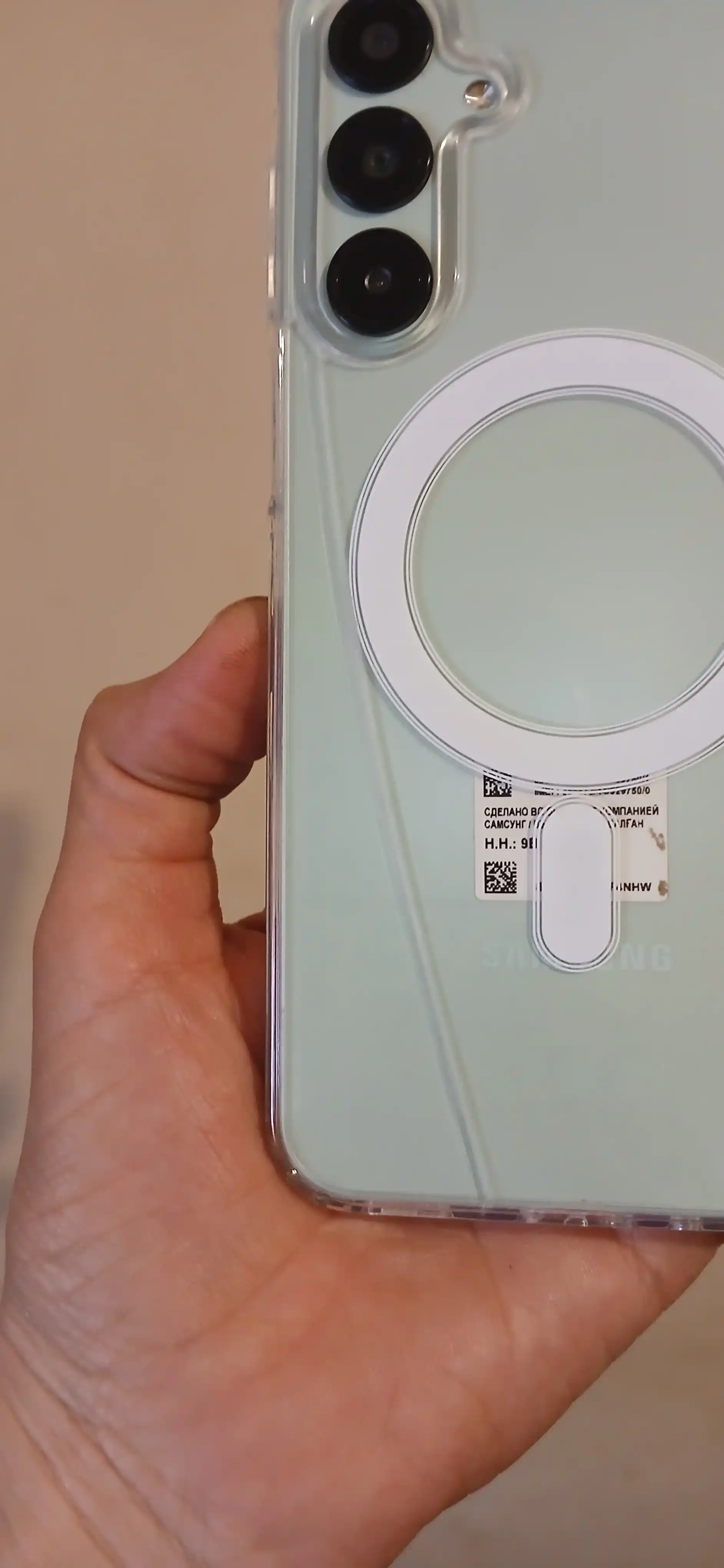Прозрачный чехол MagSafe для Samsung  A17, A36, S26, S25, S24, S24, S23, S22, S21 Ultra