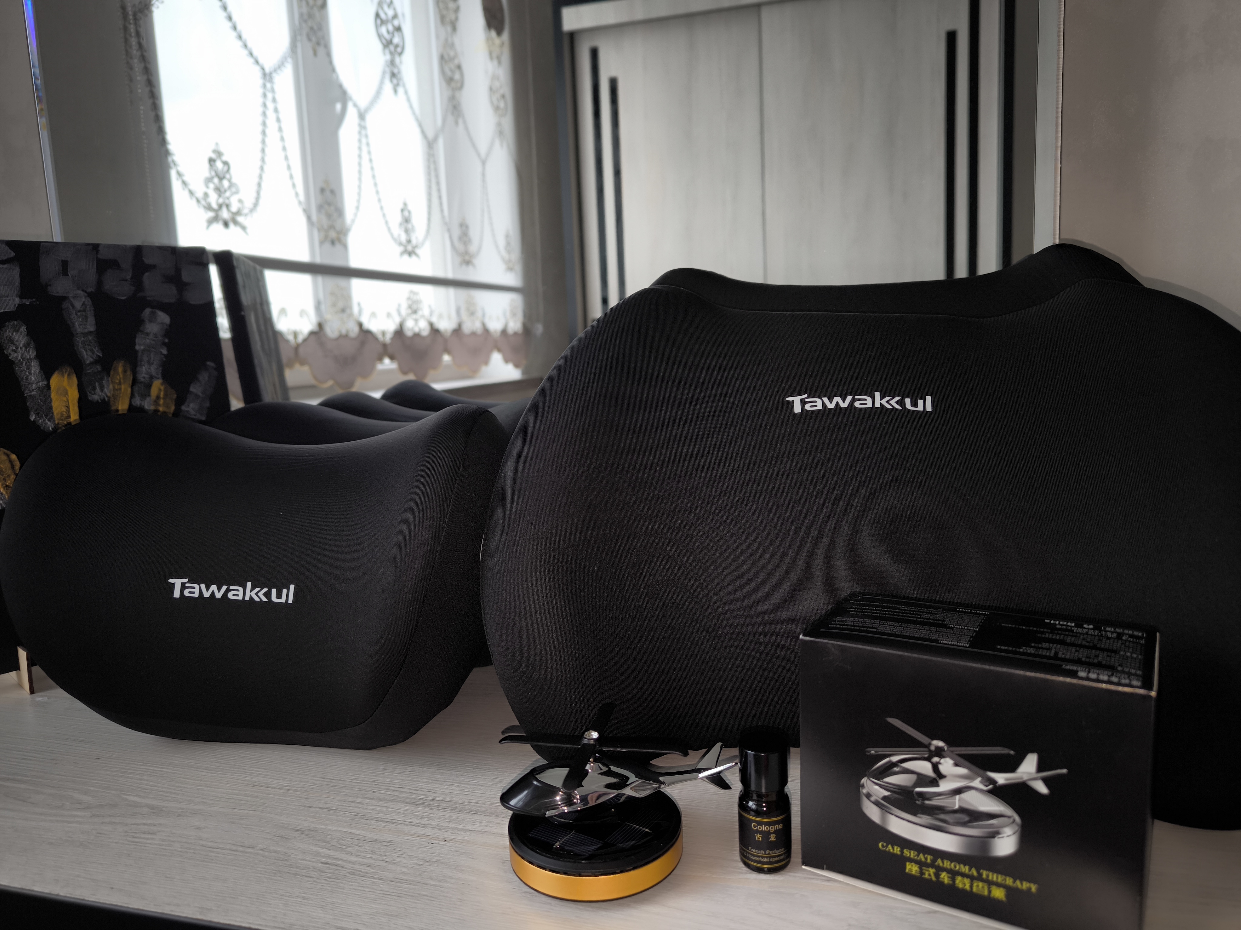 Avtomobil uchun ortopedik yostiq, bo'yin yostig'i va mashina yostiqchasi