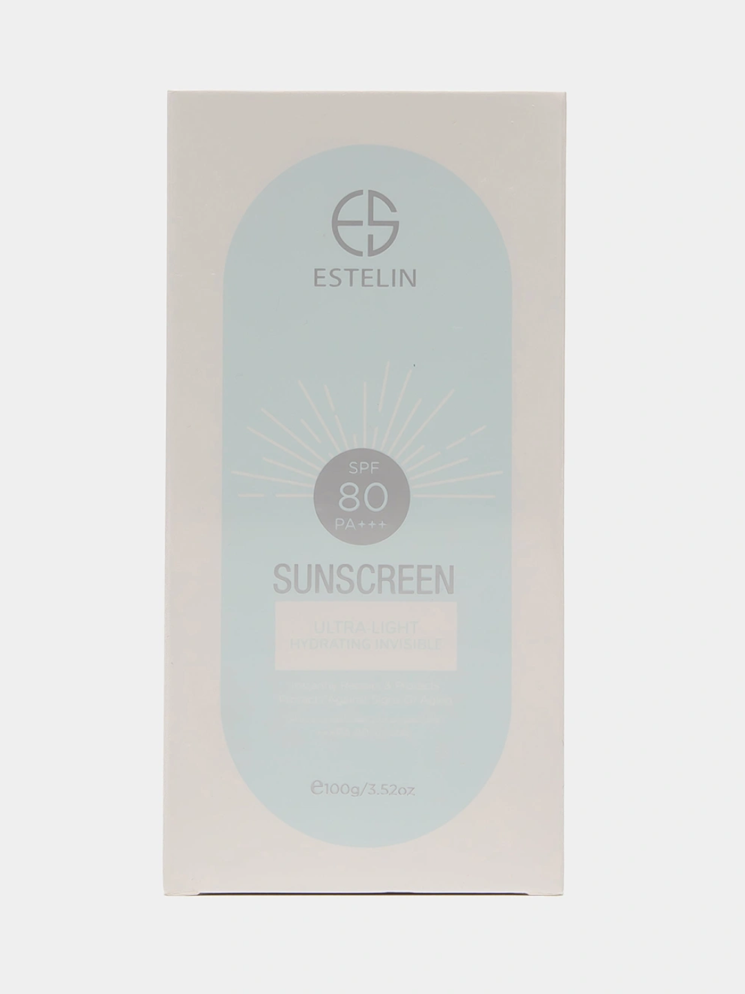 Крем солнцезащитный Estelin, увлажняющий SPF 100, 80 PA+++, SPF 70, SPF 50, 100 г - 