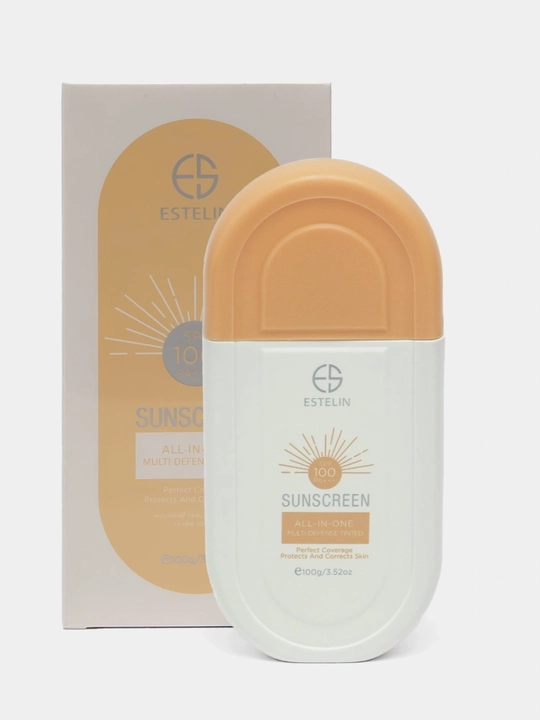 Quyoshdan himoya qiluvchi krem Estelin, namlantiruvchi, SPF 100, 80 PA+++,SPF 70, 100 gr - 