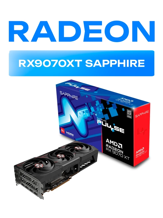 Video karta Sapphire Radeon RX 9070 XT Pulse 16GB GDDR6 256-bit (3 fan) - 