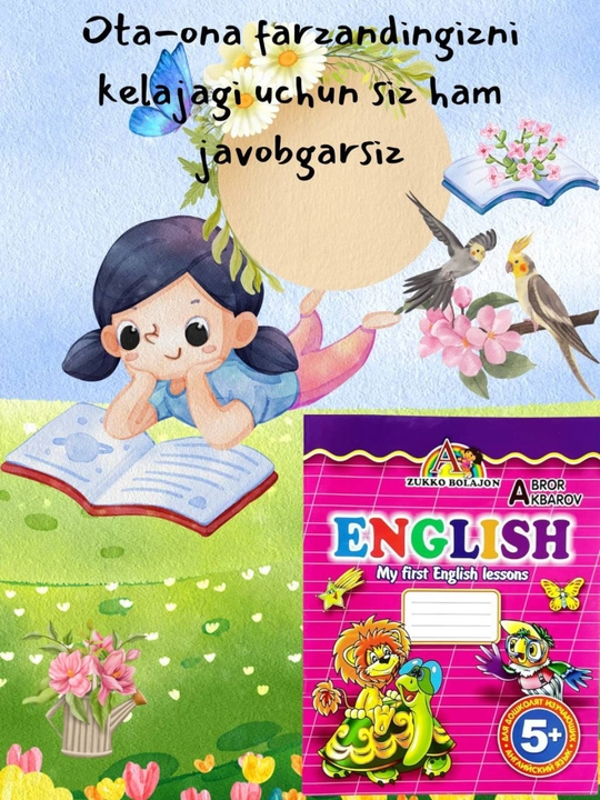 Maktabgacha va bog'cha  o'quvchilari uchun yozuv kitoblari