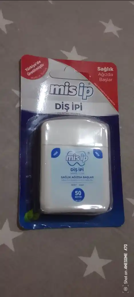 Tish ipi, tish tozalagich, ingichka, yalpiz hidli, 50 m