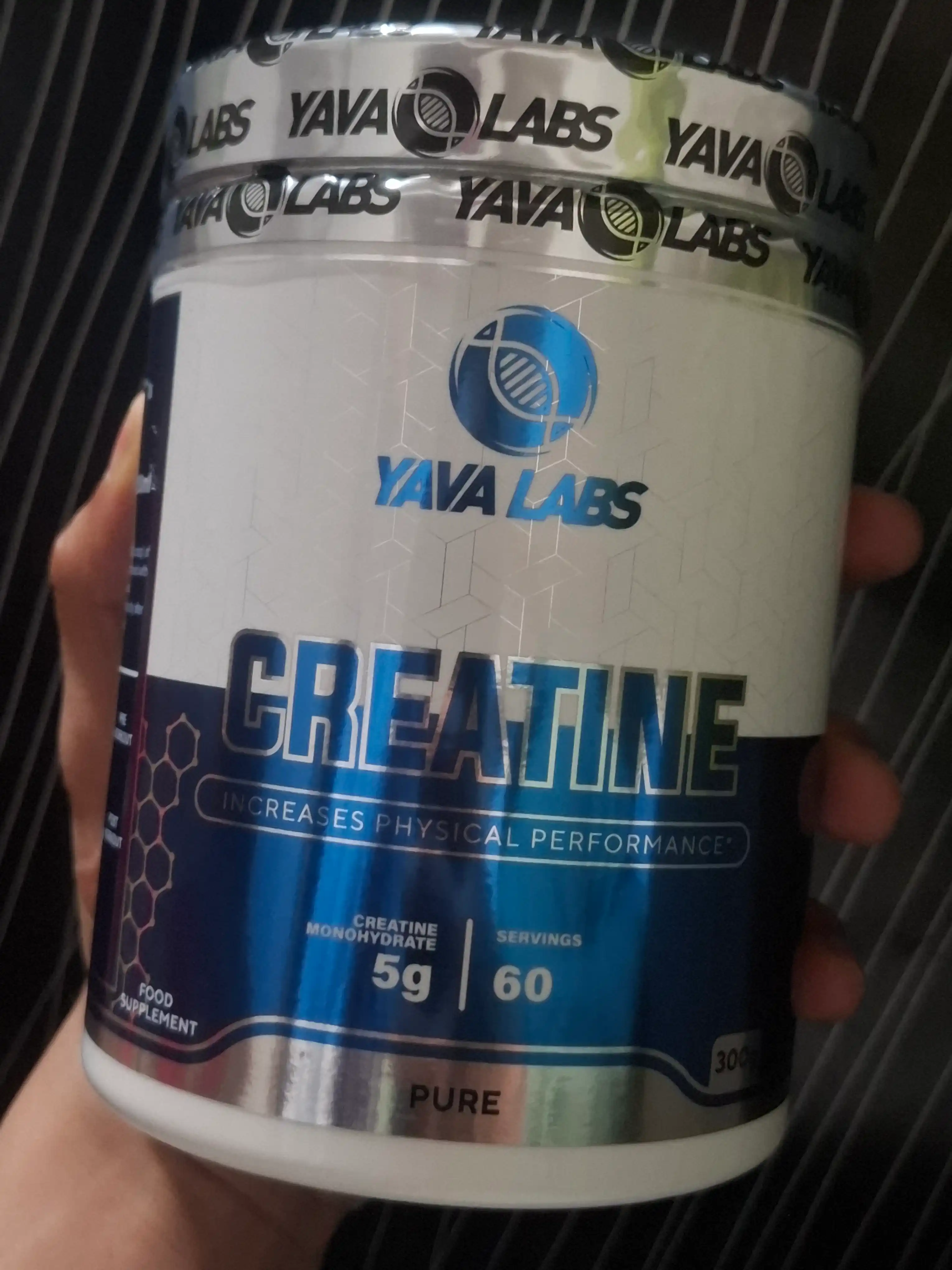 Creatine Yava Labs kreatin monogidrati, 300 g, 60 porsiya kreatin