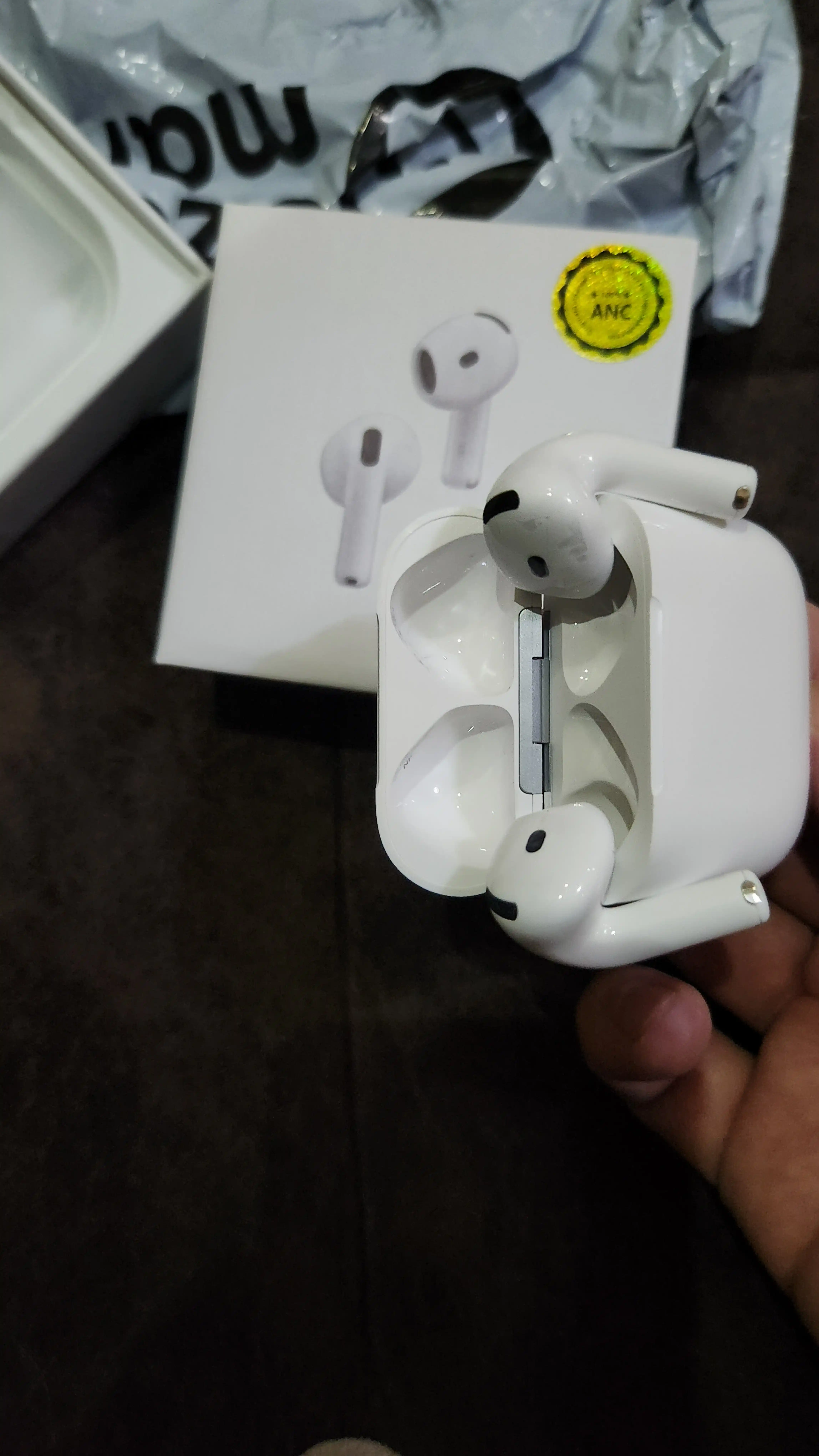 Simsiz quloqchinlar pods 2,3,4 sensorli, iPhone va Android uchun naushnik
