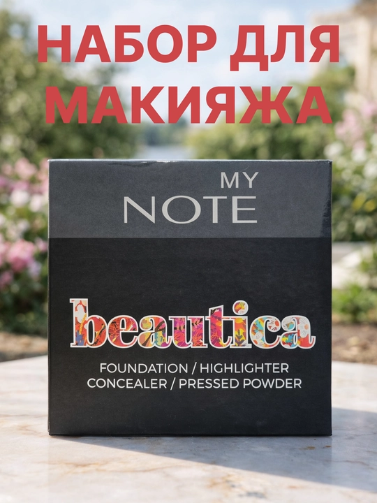 Набор для макияжа MY NOTE BEAUTICA 4-in-1 - 