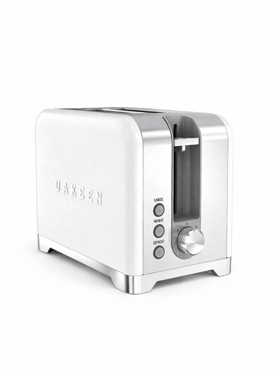 UAKEEN ZL-2104 toster — zamonaviy dizayn, 2 bo‘lak non, 1000W