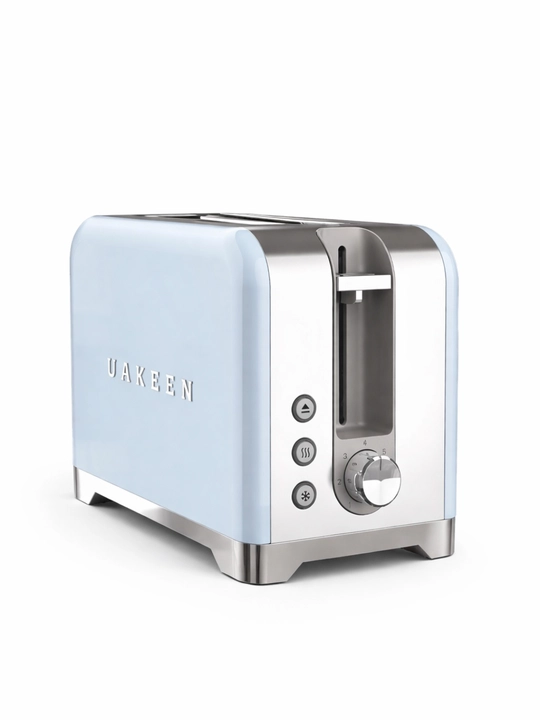 Тостер UAKEEN ZL-2104 — стильный дизайн, 2 тоста, 1000 Вт