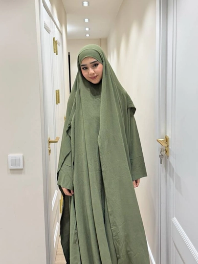 Abaya, himara, hijob, koylak+ro'mol, umra ziyirati, namoznik, razmer oversayz 42-54