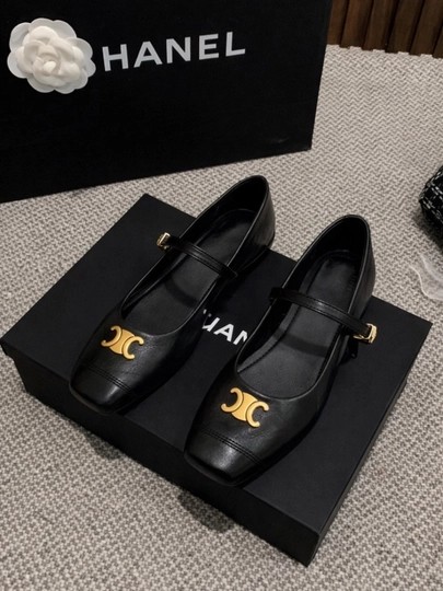 Трендывые классические женские балетки 2026-2027 года — SHOESGU-BALETKA-ЧЕРН-37