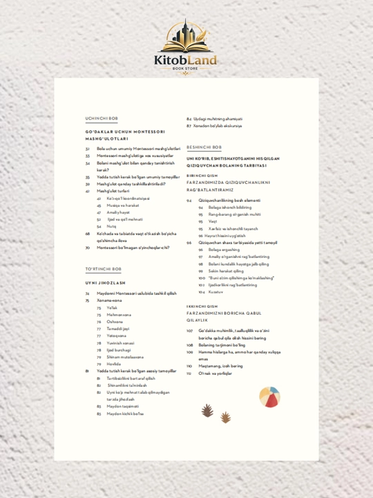 Simona Devis: Montessori go`dak