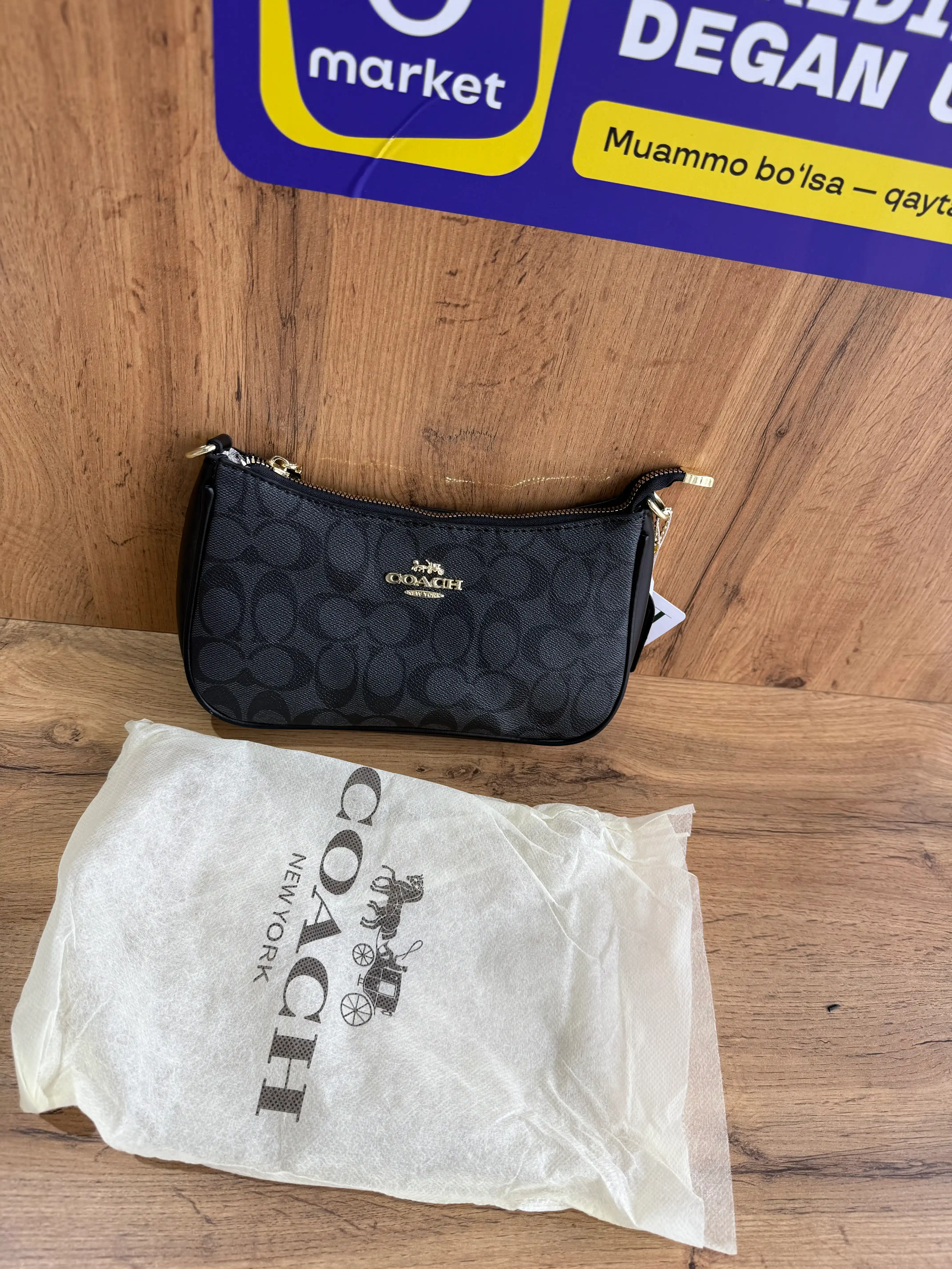 Женская сумка в стиле Coach кросс-боди, удобная сумка через плечо на каждый день