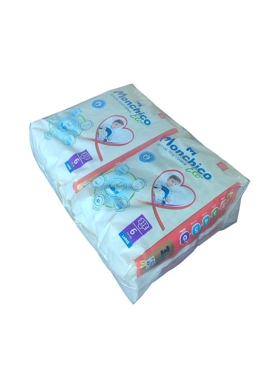 Monchico Eco+ размер 6, 15-20 кг, 2 в 1 упаковке 22 шт