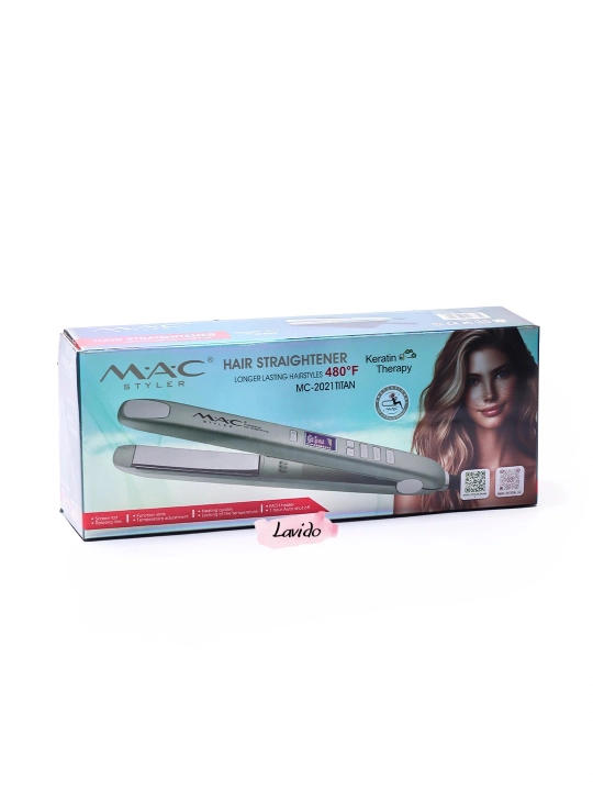 MAC Styler MC-2021 Titan, профессиональный выпрямитель для волос с ЖК-дисплеем