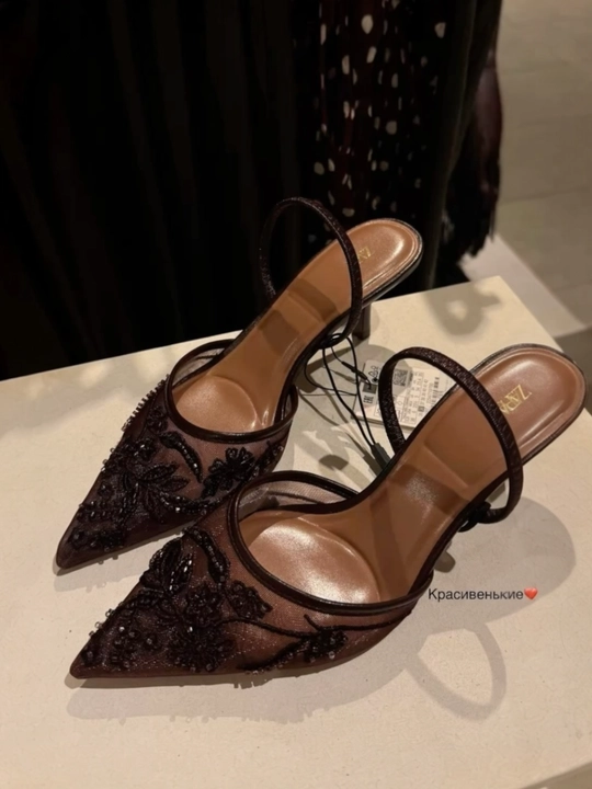 ZARA, туфли в современном стиле, женская обувь, удобная обувь