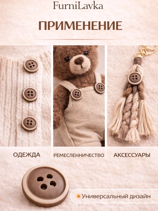 Пуговицы для одежды набор, швейная фурнитура, разные размеры и цвета, 2 и 4 прокола