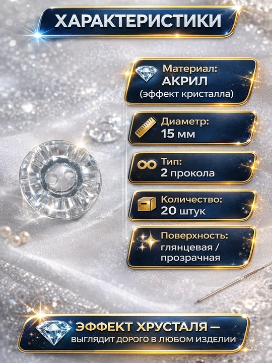 Пуговицы для одежды набор, швейная фурнитура, разные размеры и цвета, 2 и 4 прокола