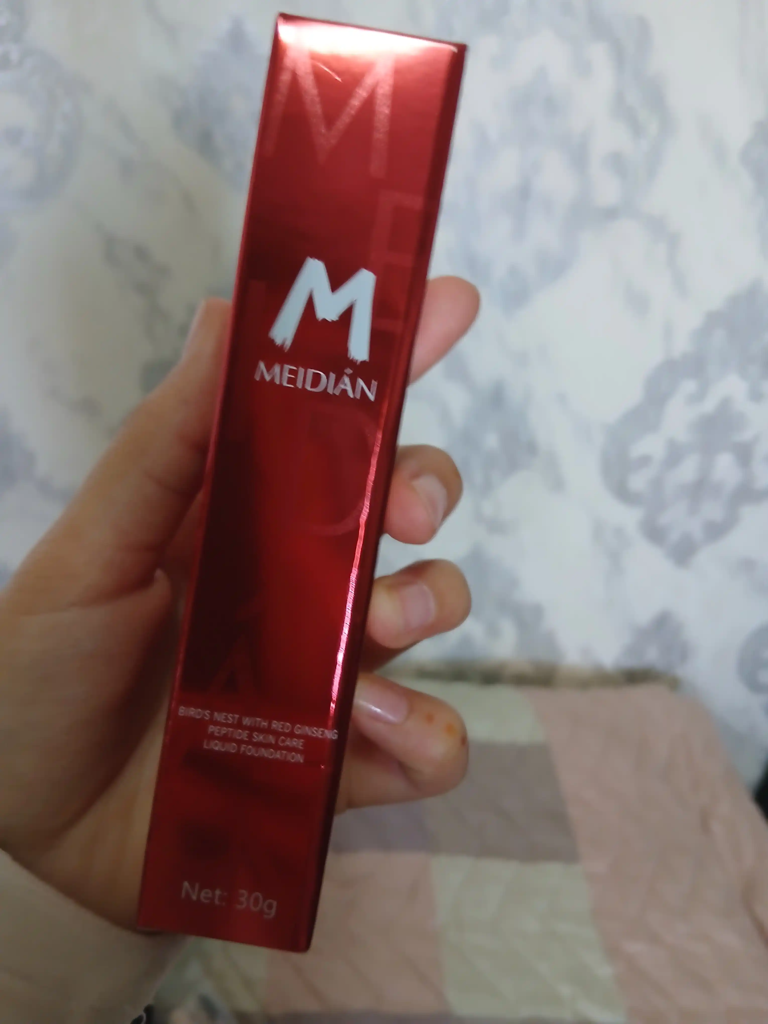 Тональный крем для лица MEIDIAN 30 гр, лёгкая текстура, стойкое покрытие и увлажнение кожи