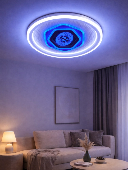 Плафон  Hi-Tech LED светильник, с 3 режимами освещения