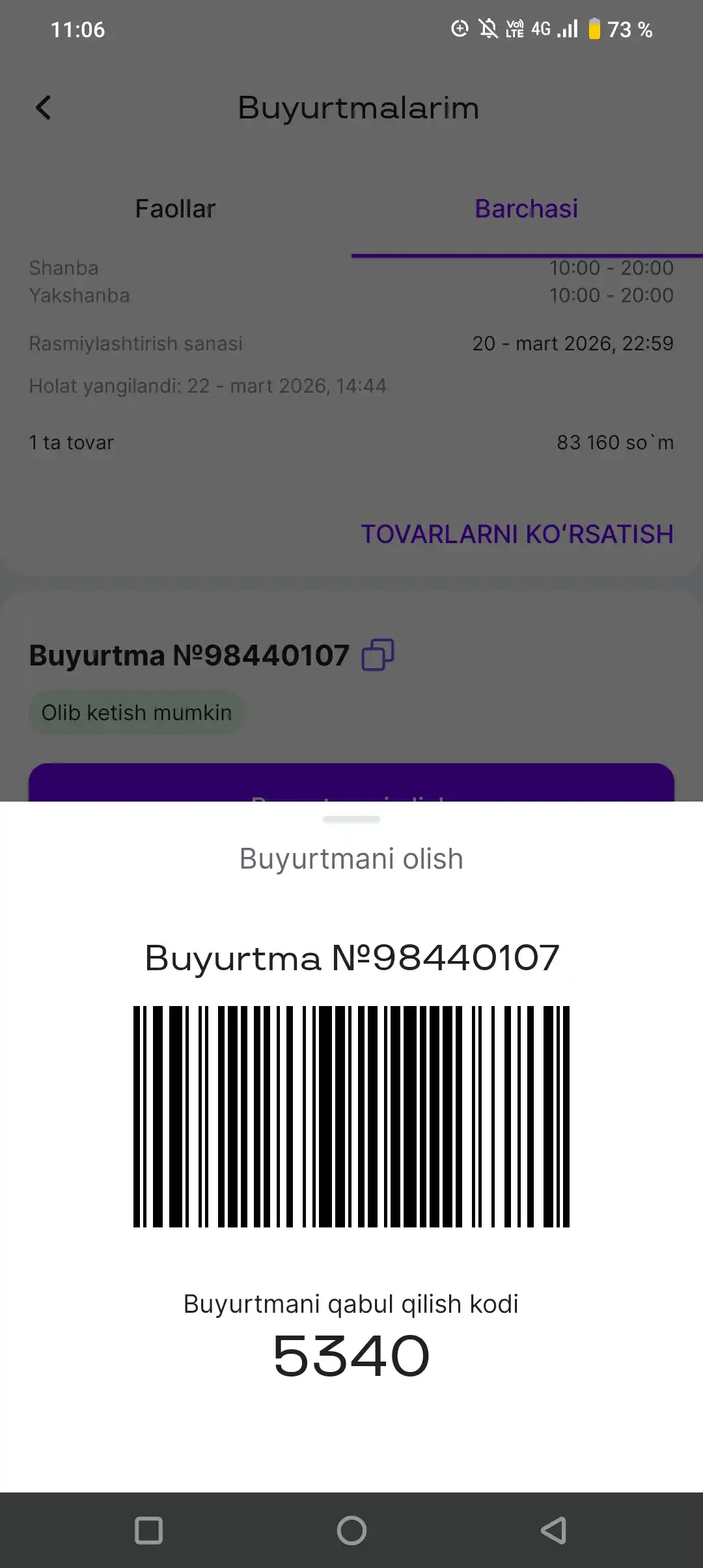 Smartfon Apple iPhone 13, 128/256 GB, SIM+sim, chehol va shisha sovg'a sifatida