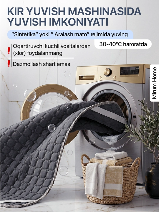 Bambuk matras uchun qoplama namatrasnik, matrasga chexol