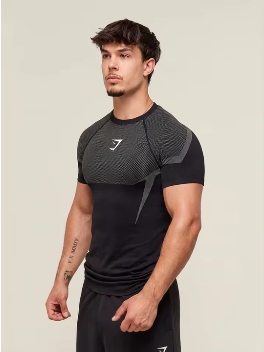 Футболка, Рашгард мужской спортивный, Gymshark