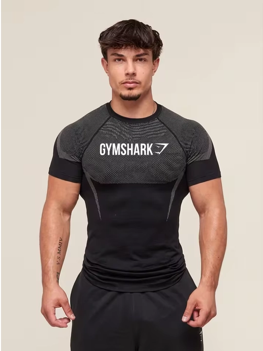 Футболка, Рашгард мужской спортивный, Gymshark