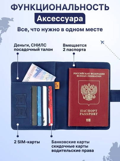 Обложка международного паспорта