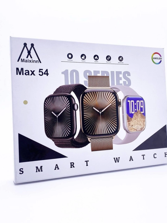 Смарт-часы Maixinn BIG 2.3 Ultra 3, AMOLED экран, 2 ремешка в комплекте