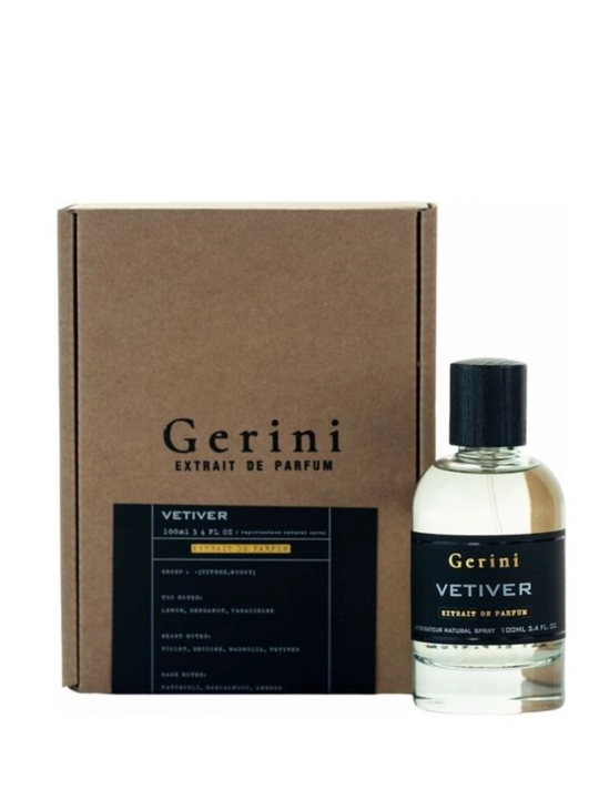 Gerini Extrait de Parfum 100ml–Bergamot,Vetiver,Mineral-uzoq saqlanadigan unisex atir