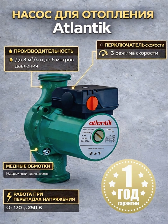 Isitish uchun Atlantik aylanish nasosi - 