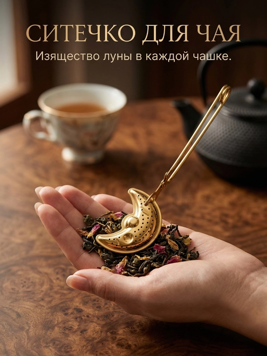 Сито ложка для заваривания чая, в форме сердца, чайника, полумесяца и звезды