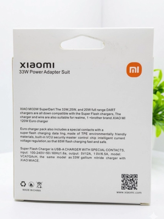 Xiaomi Mi Turbo Charge quvvatlagichlari 33W / 67W + Type-C kabeli