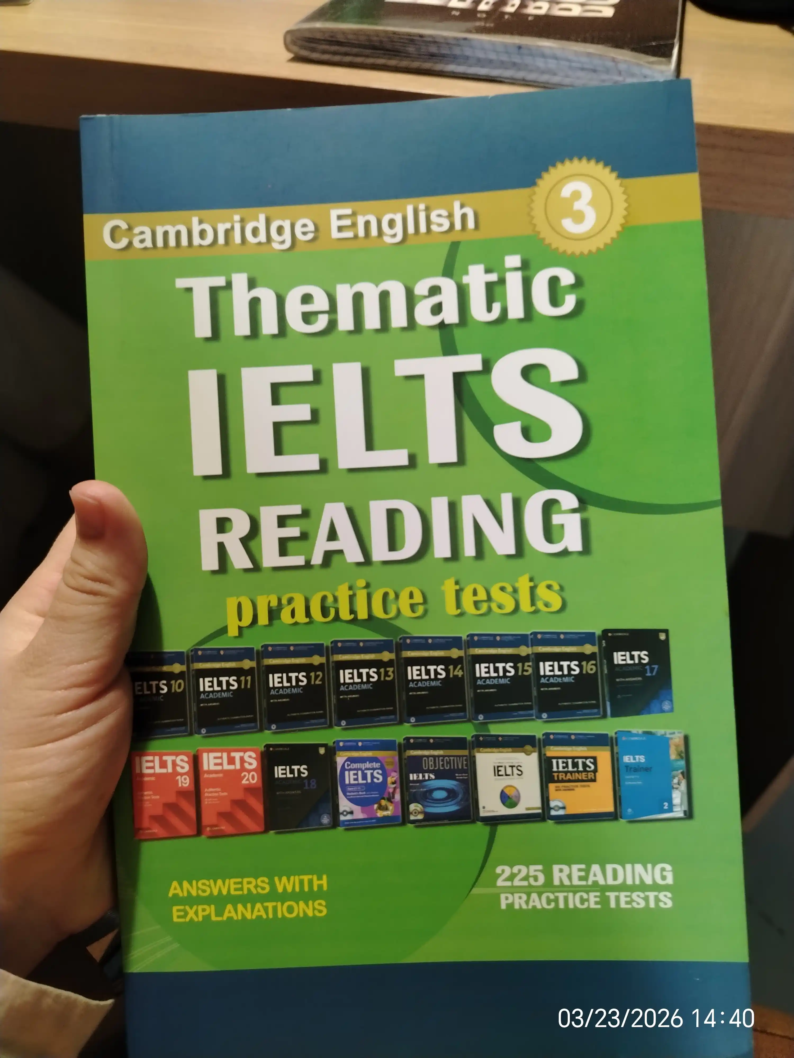 Thematic IELTS Reading. Listening. Writing Practice Tests va 2ta kitob to'plami