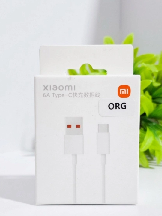 Original Xiaomi USB-A dan Type-C gacha 6A Turbo Charge kabeli (1 metr) - 