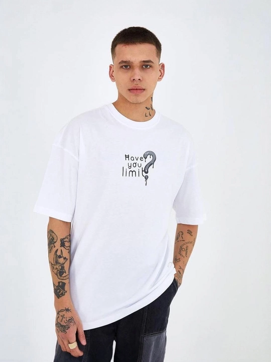 Futbolka oversize printli