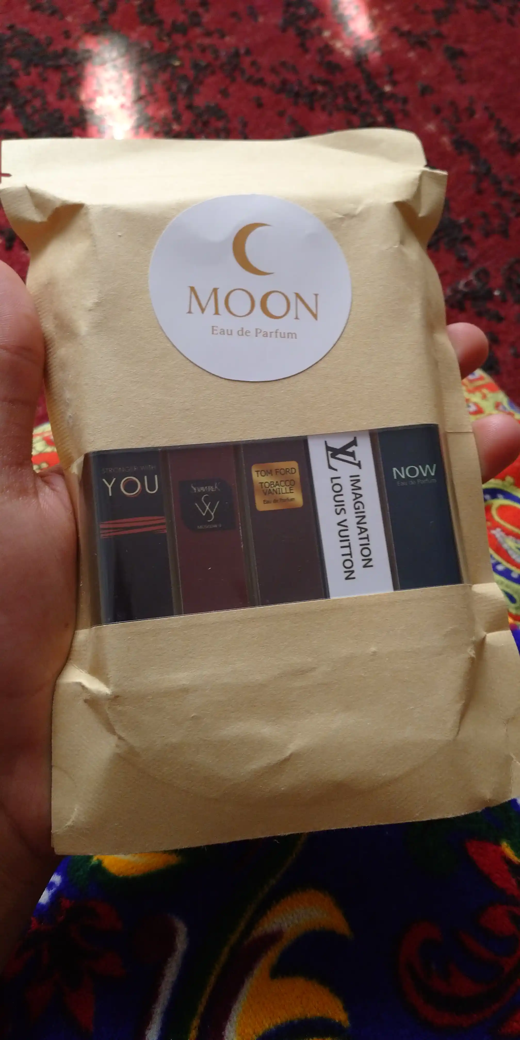 Набор мужских духов, Now, Imagination, Moskow 2, Tobacco Vanille, Stronger with You, 5в1
