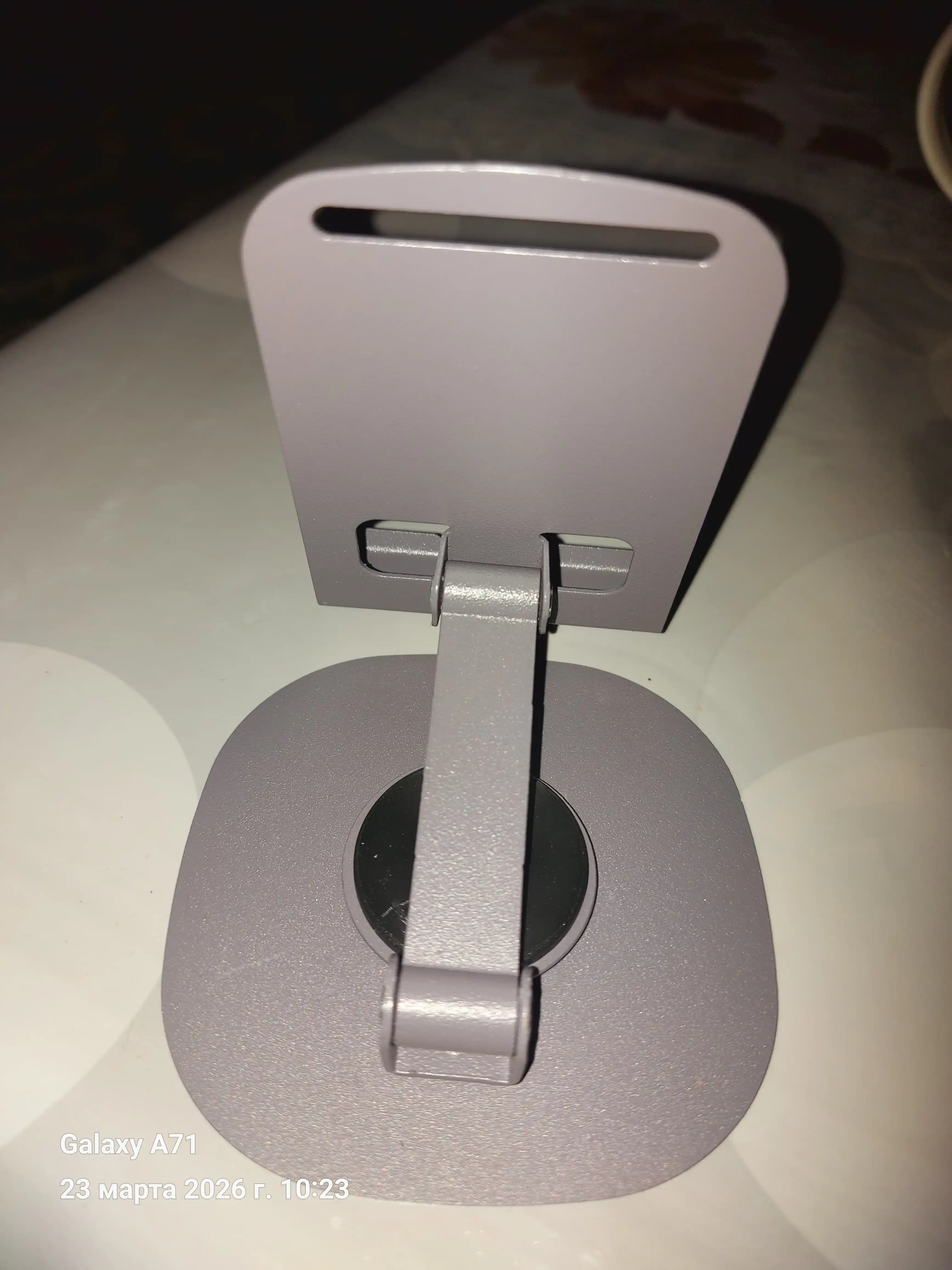 Telefon va planshetlar uchun 360 gradusga buriladigan metall tutqich, telefon podstavka