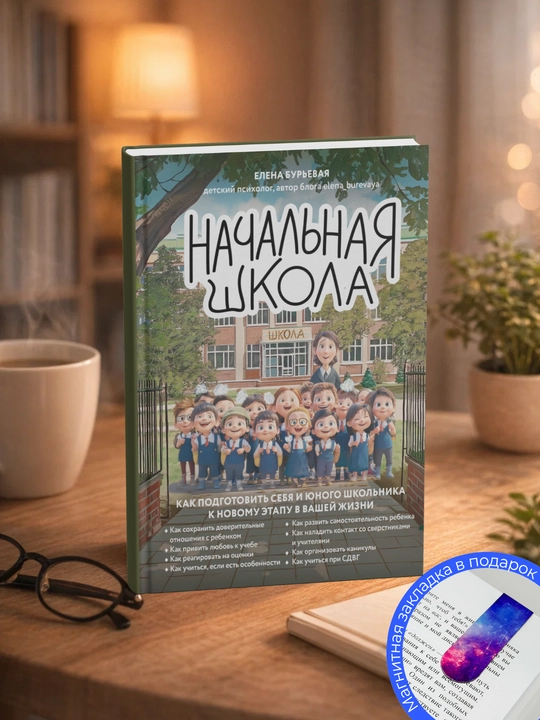 Yelena Bur'yevaya. Nachal'naya shkola. Kak podgotovit' sebya i yunogo shkol'nika k novomu etapu - 