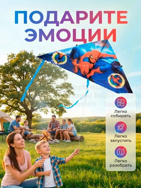 Воздушные змеи для детей и взрослых, с веревкой, Орел, Дракон, Раскраска и Мини-змей