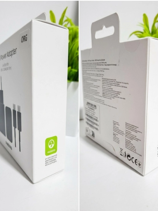 Samsung Super Fast Charging tarmog'ich quvvatlagichi (25W - 45W) + Type-C kabeli