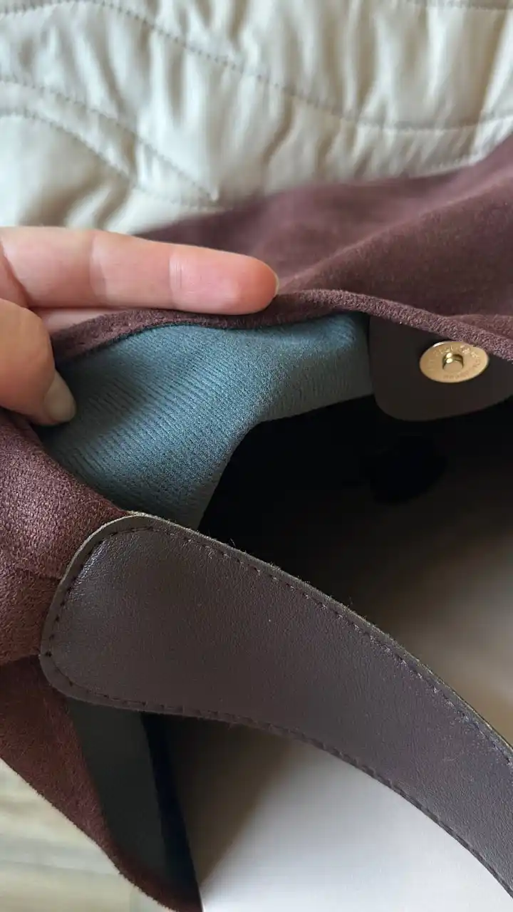 Maktab sumkasi, ayollar uchun, katta, xobo, retro uslubda, zamsh sumkasi, shopper, o‘qish uchun