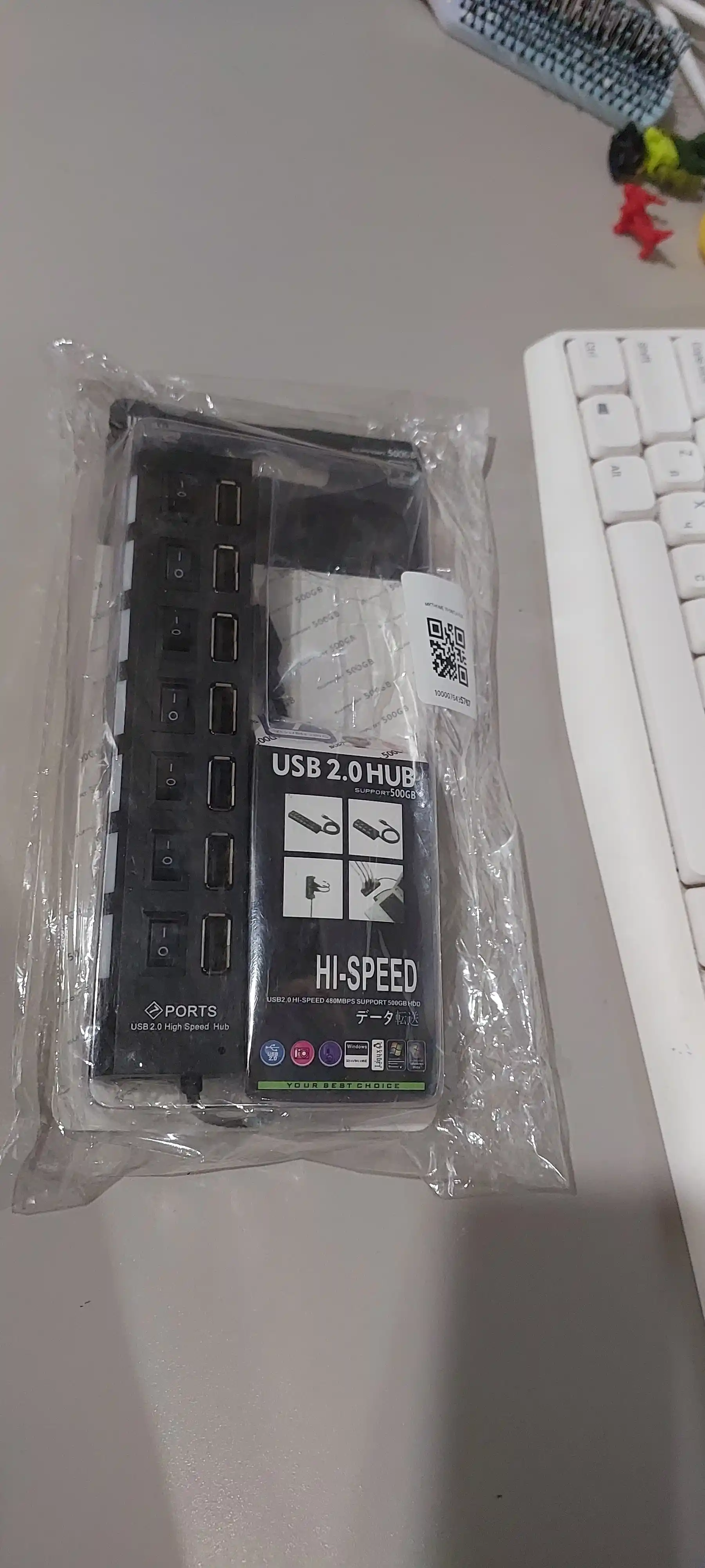 USB-КОНЦЕНТРАТОР. Разъем с 7 портами USB - быстрый, удобный и легкий концентратор 480 МБ/с