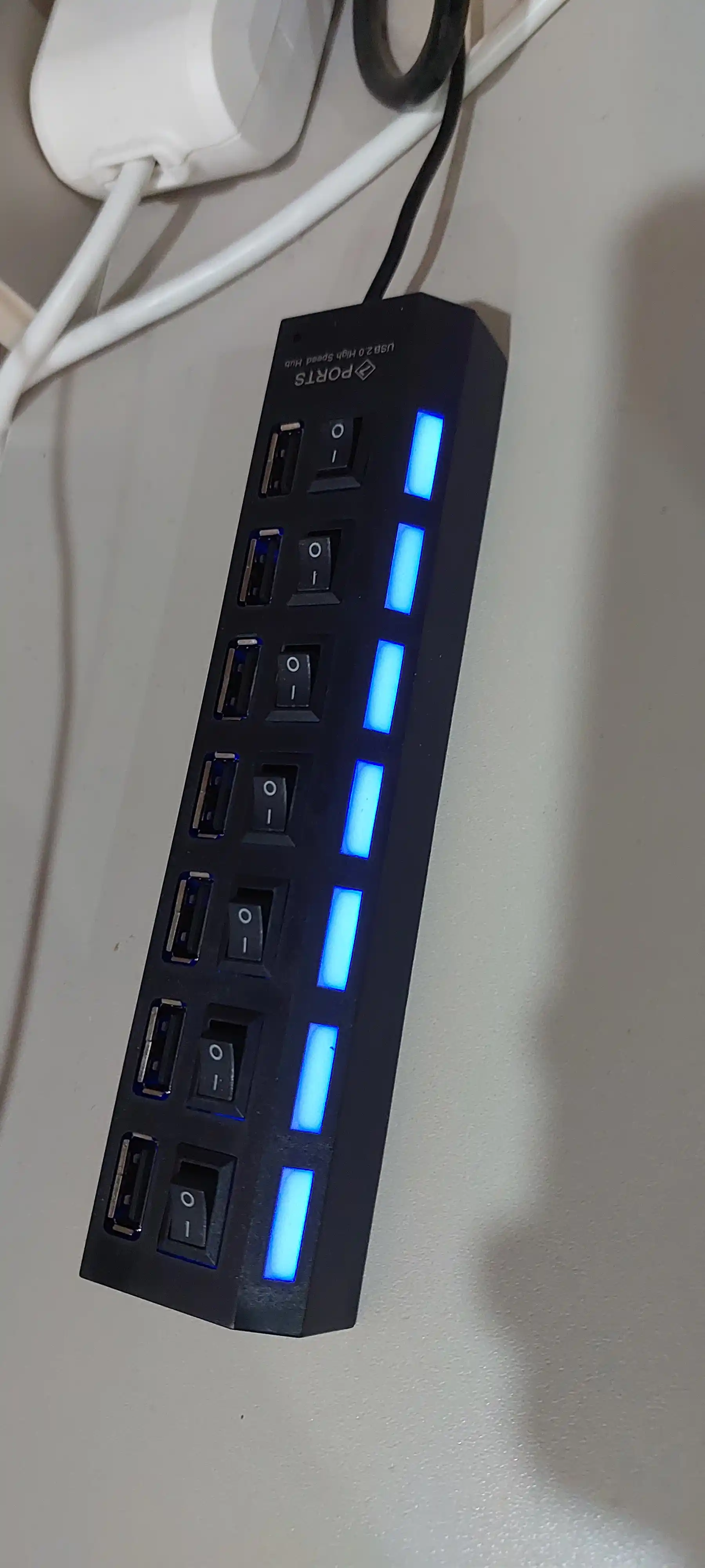USB-КОНЦЕНТРАТОР. Разъем с 7 портами USB - быстрый, удобный и легкий концентратор 480 МБ/с