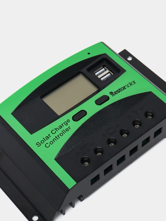 Контроллер для солнечной панели 50 А , 650/1300 Вт , USB, дисплей: LCD